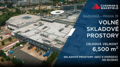 VOLNÉ SKLADOVÉ PROSTORY - PRAHA 13 STODŮLKY